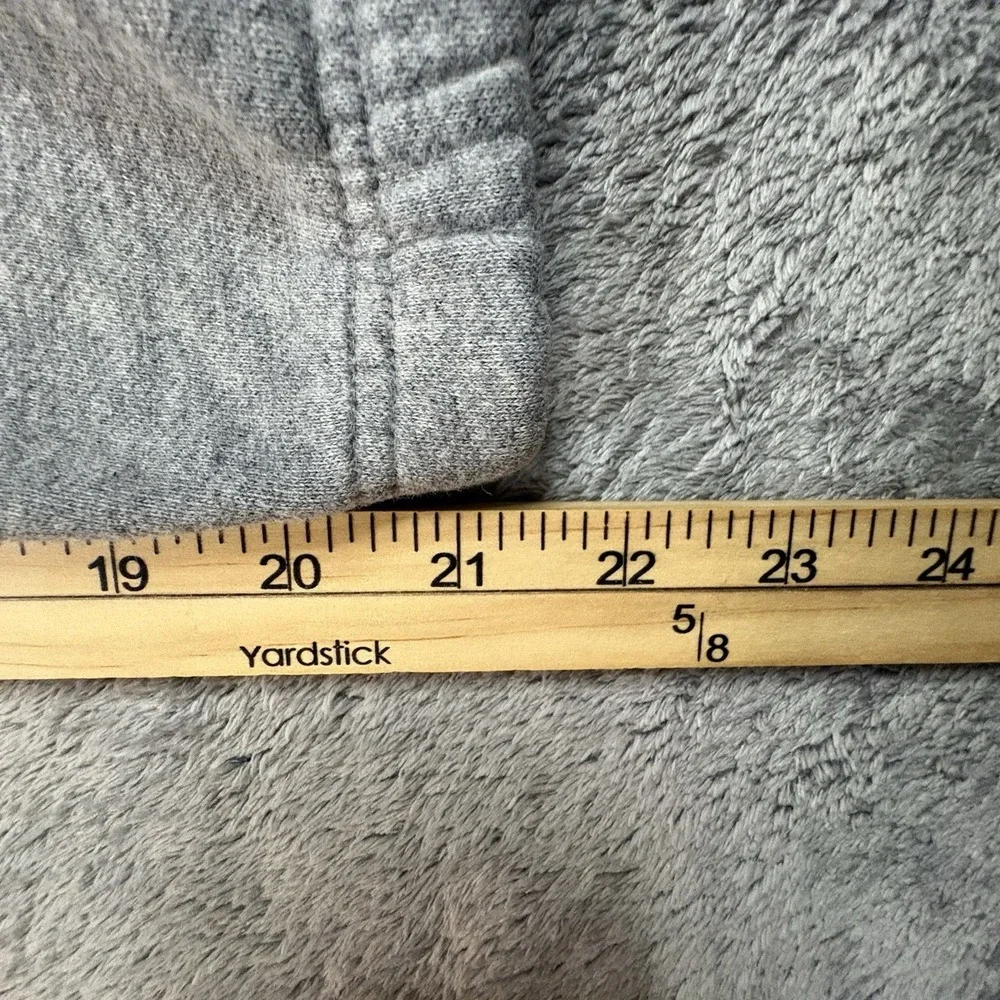 VTG Y2K Old Navy Boys M (25.5x21.5) Gray Fleece Sweatpants Joggers Elastic Waist